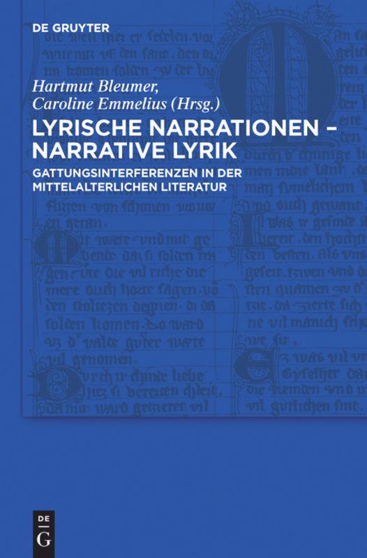 Lyrische Narrationen ¿ narrative Lyrik