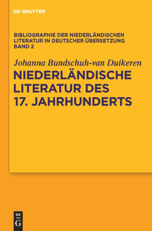 Niederländische Literatur des 17. Jahrhunderts