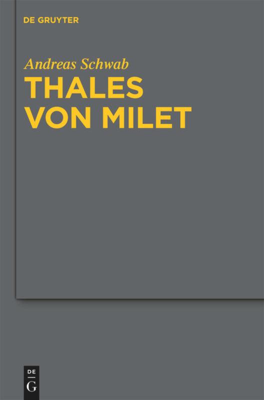 Thales von Milet in der frühen christlichen Literatur