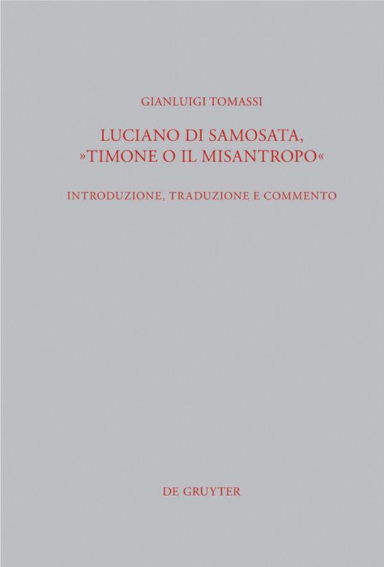 Luciano di Samosata, "Timone o il misantropo"