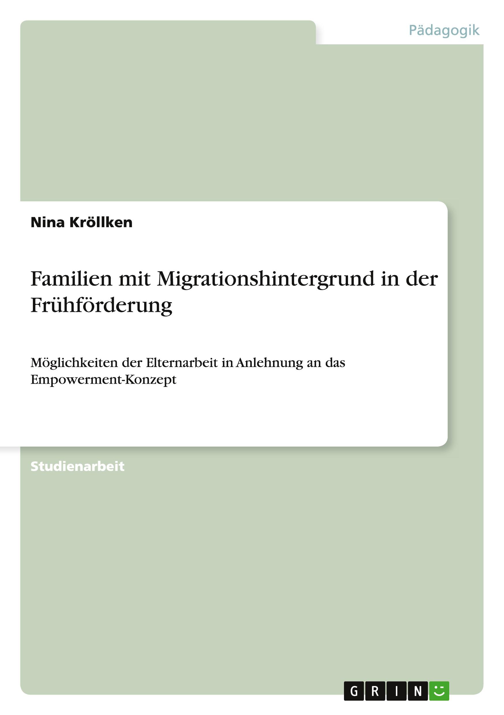 Familien mit Migrationshintergrund in der Frühförderung