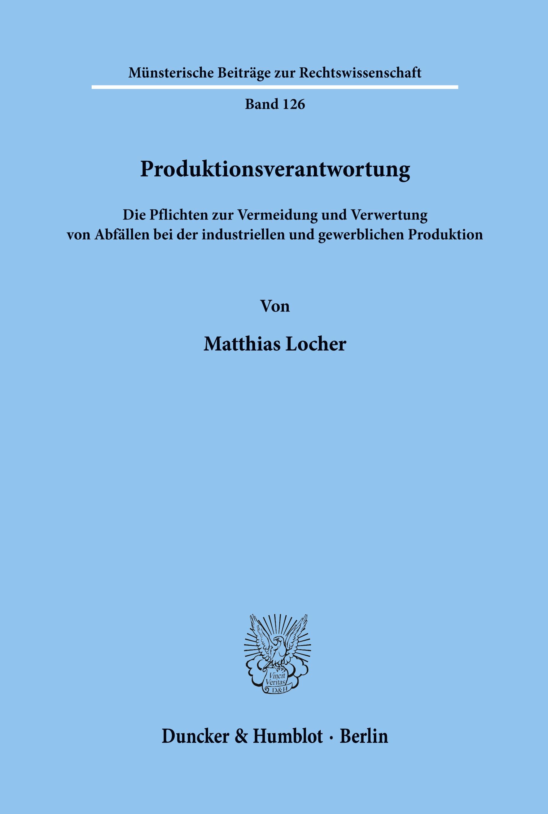 Produktionsverantwortung.