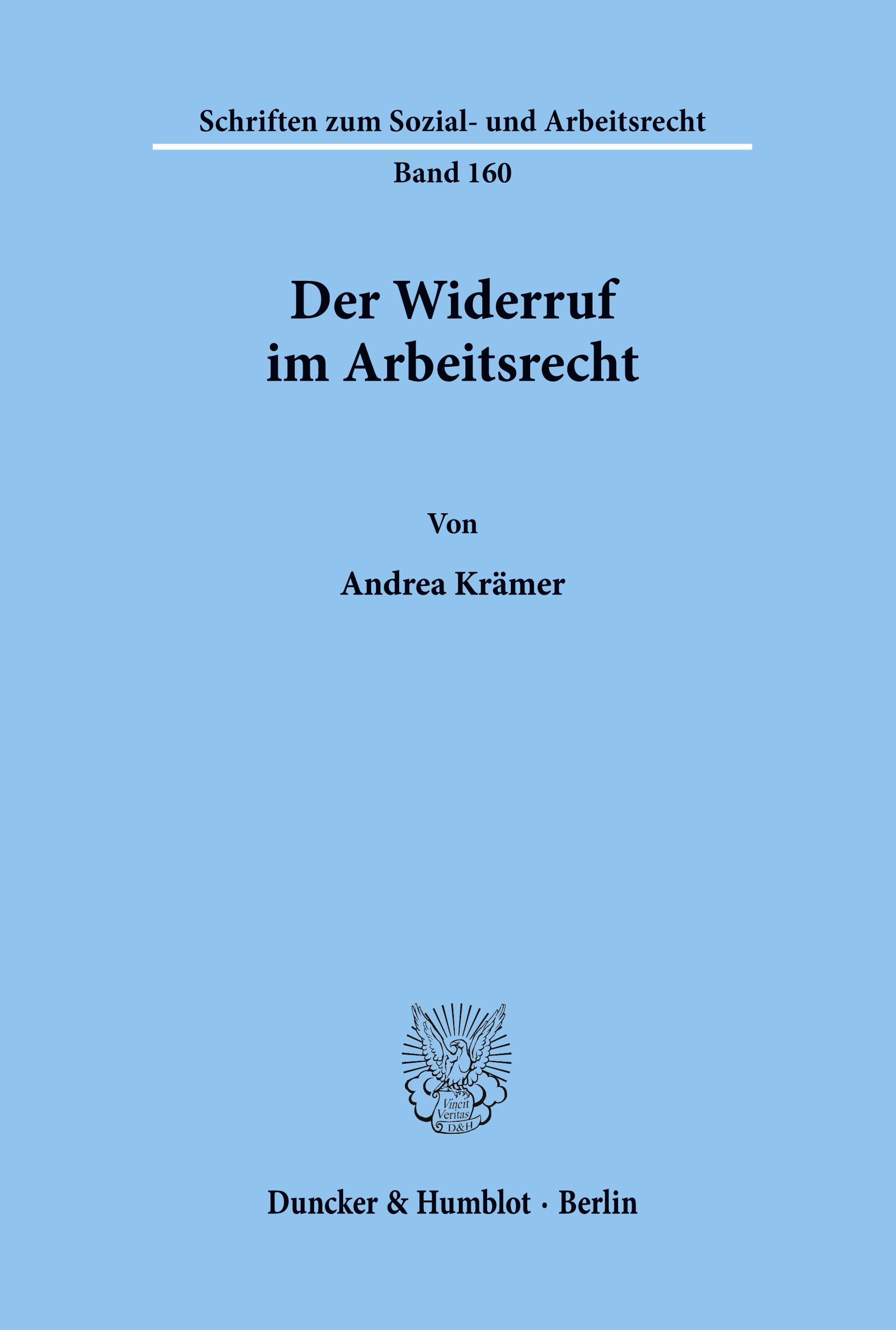 Der Widerruf im Arbeitsrecht.