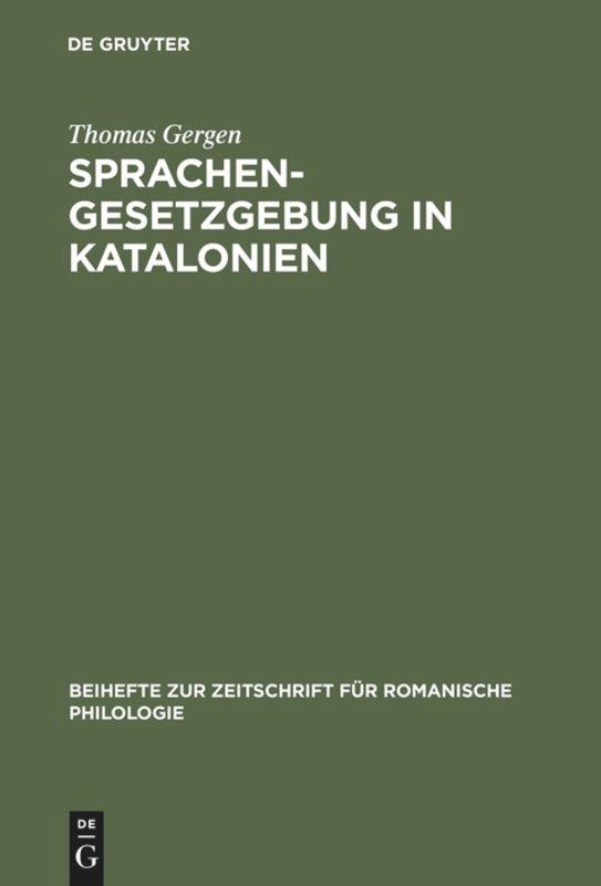 Sprachengesetzgebung in Katalonien