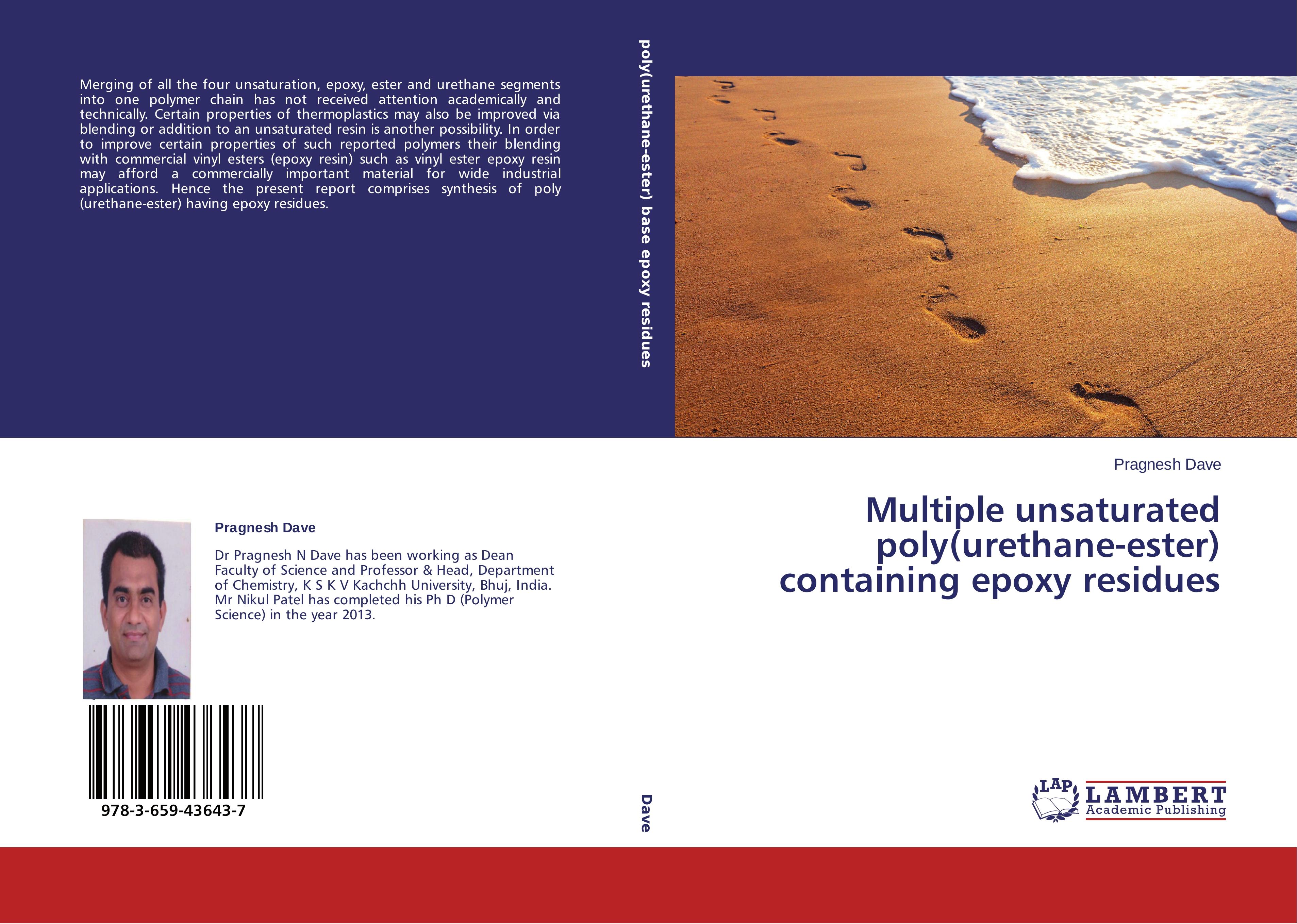 Multiple unsaturated poly(urethane-ester) containing epoxy residues