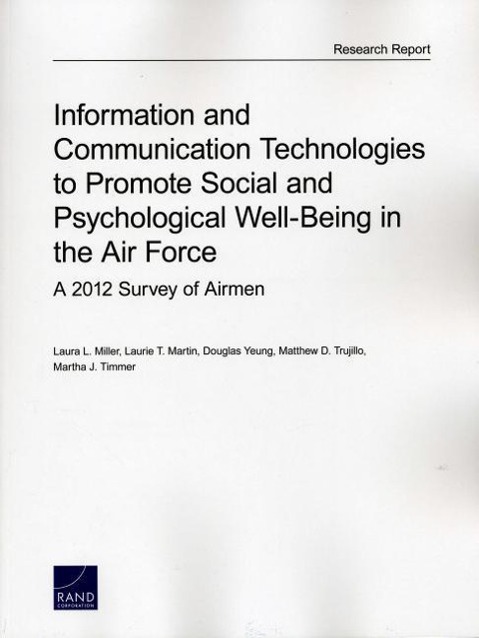 Information and Communication Technologies to Promote Social and Psychological Well-Being in the Air Force