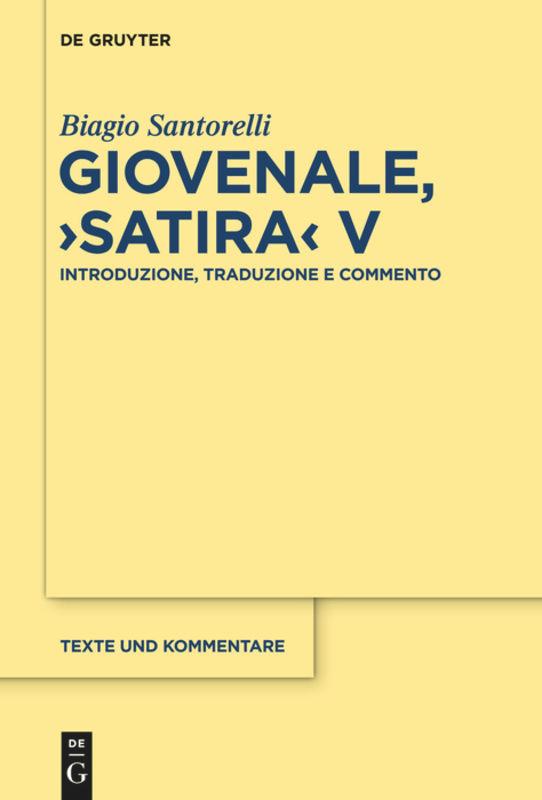 Giovenale, "Satira" V