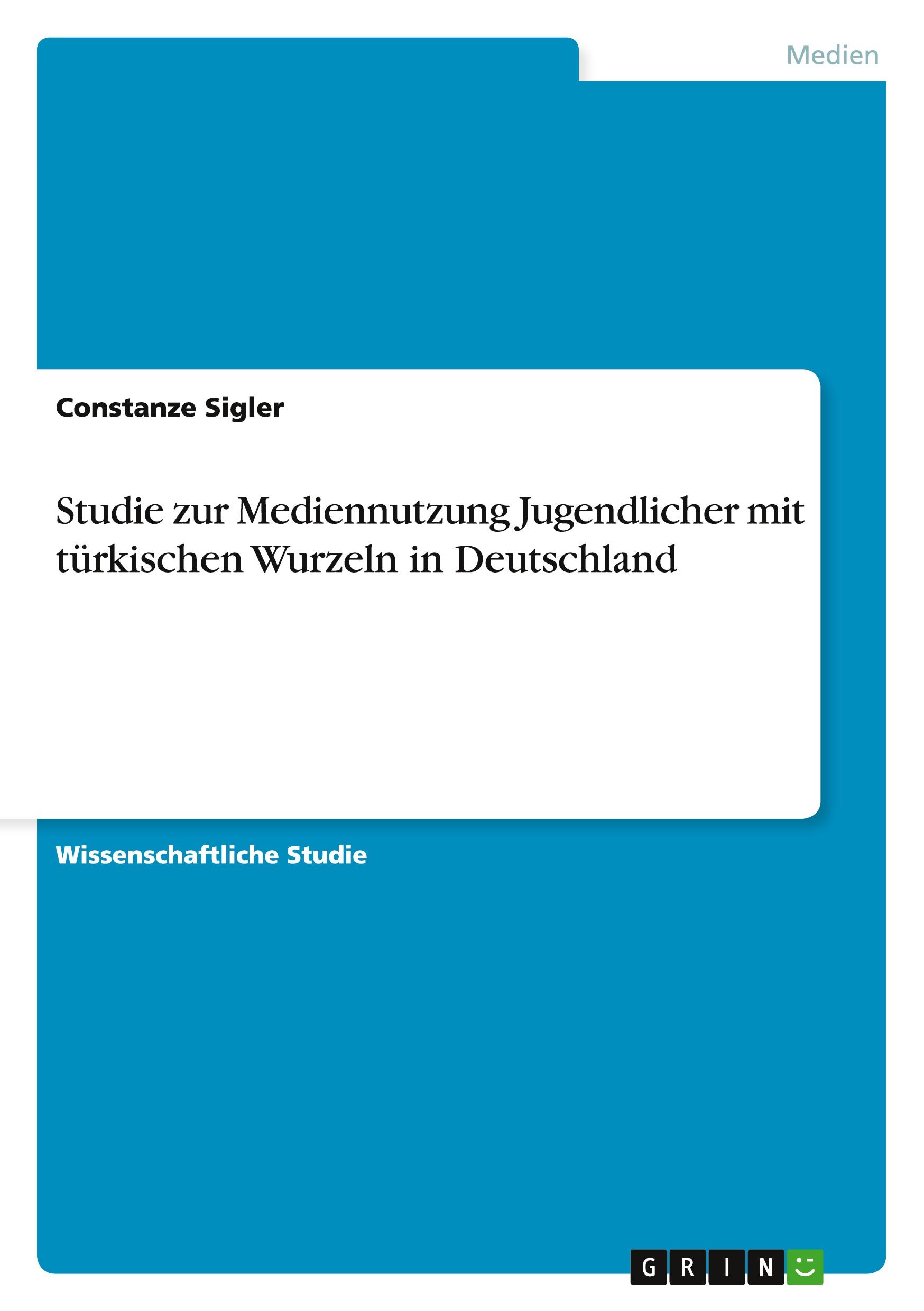 Studie zur Mediennutzung Jugendlicher mit türkischen Wurzeln in Deutschland