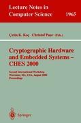 Cryptographic Hardware and Embedded Systems - CHES 2000