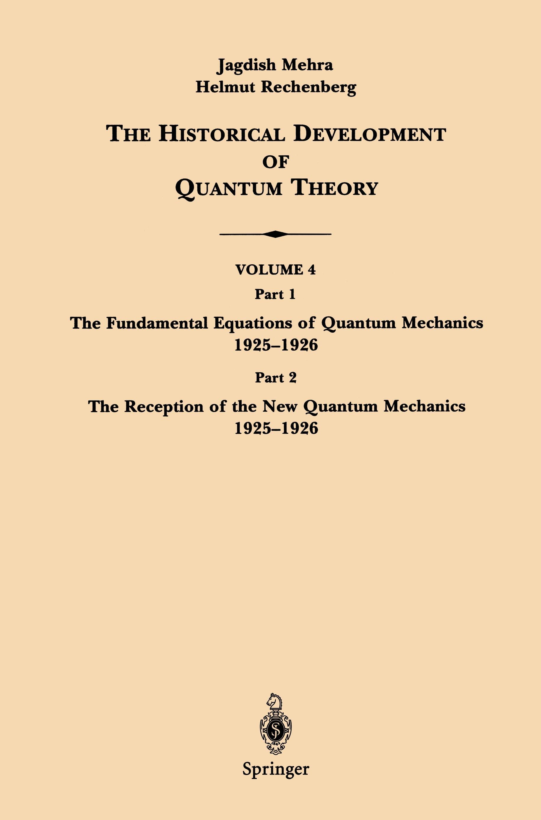 The Historical Development of Quantum Theory