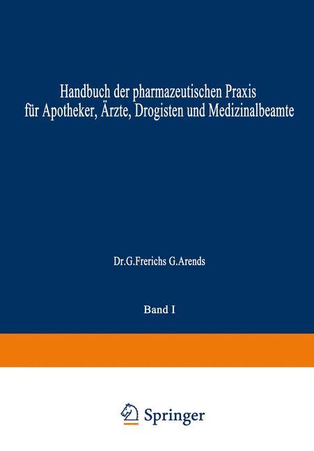 Hagers Handbuch der Pharmazeutischen Praxis