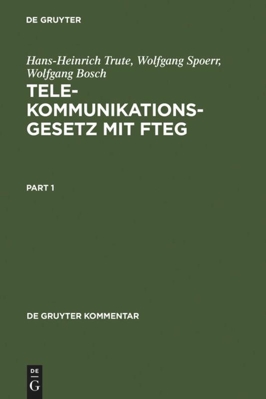 Telekommunikationsgesetz mit FTEG