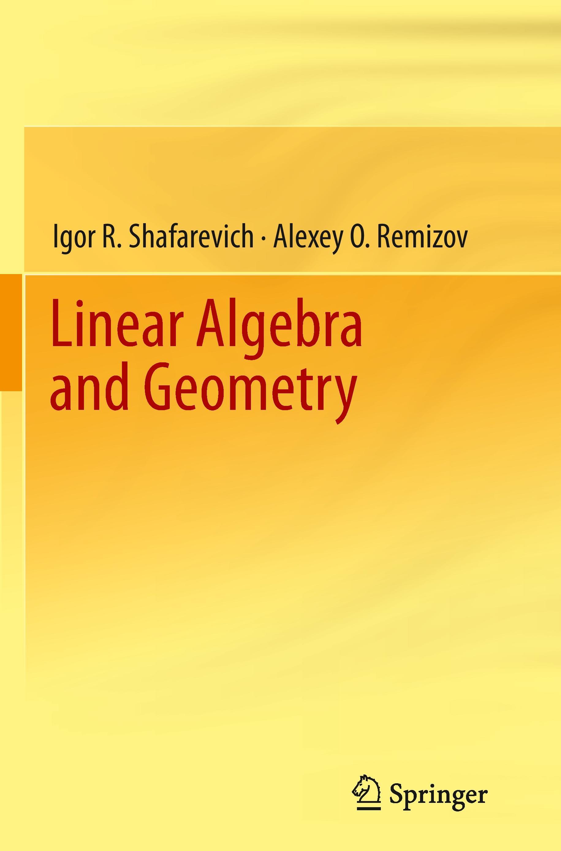 Linear Algebra and Geometry