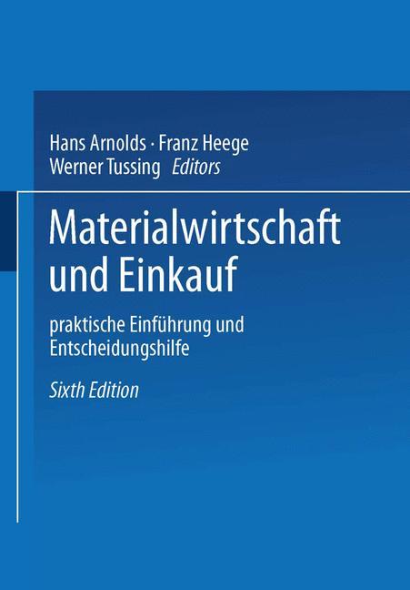 Materialwirtschaft und Einkauf