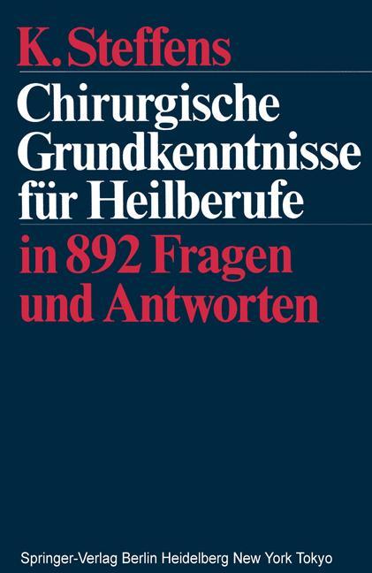 Chirurgische Grundkenntnisse für Heilberufe