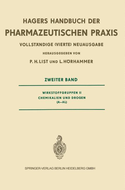 Hagers Handbuch der Pharmazeutischen Praxis