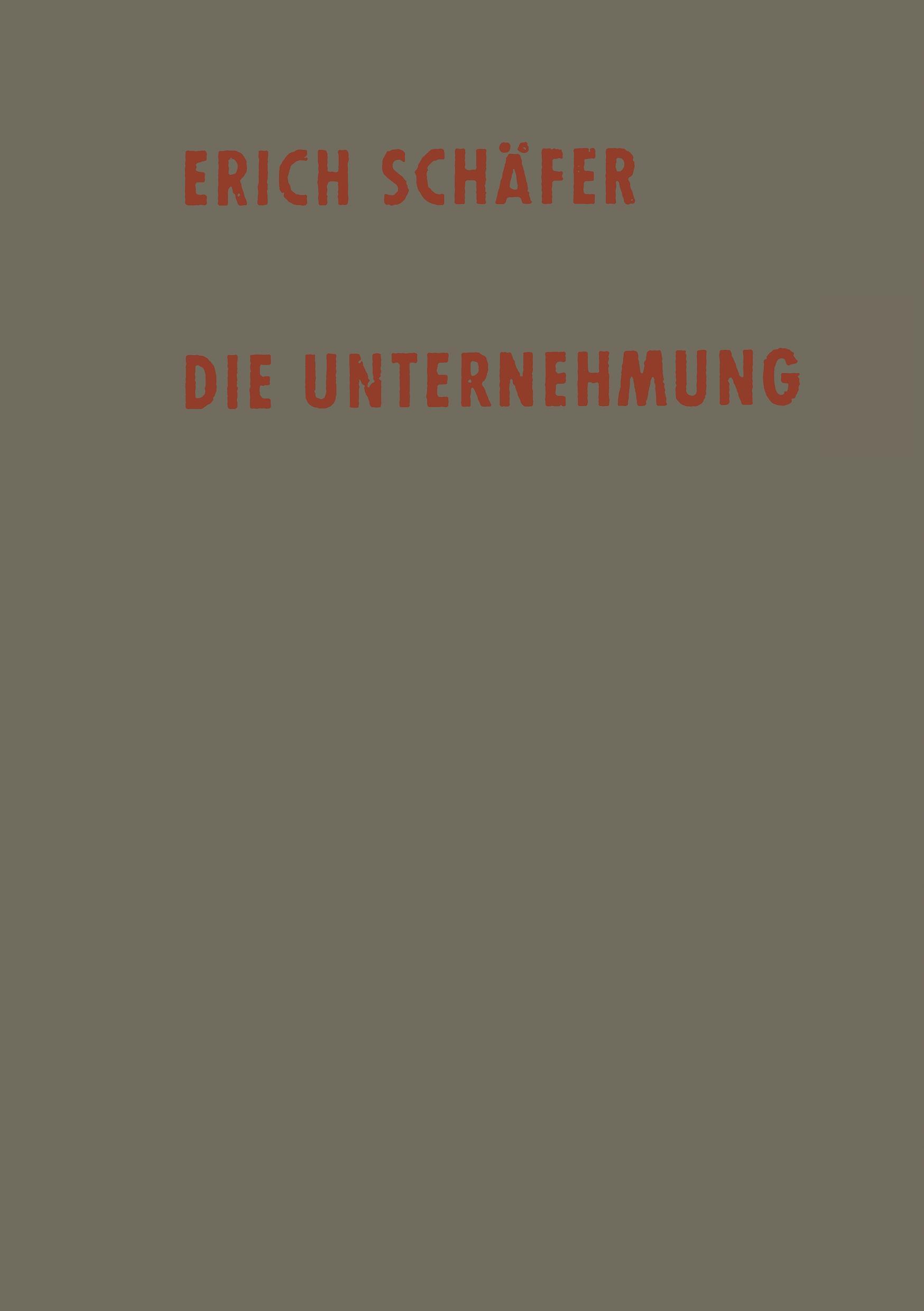 Die Unternehmung