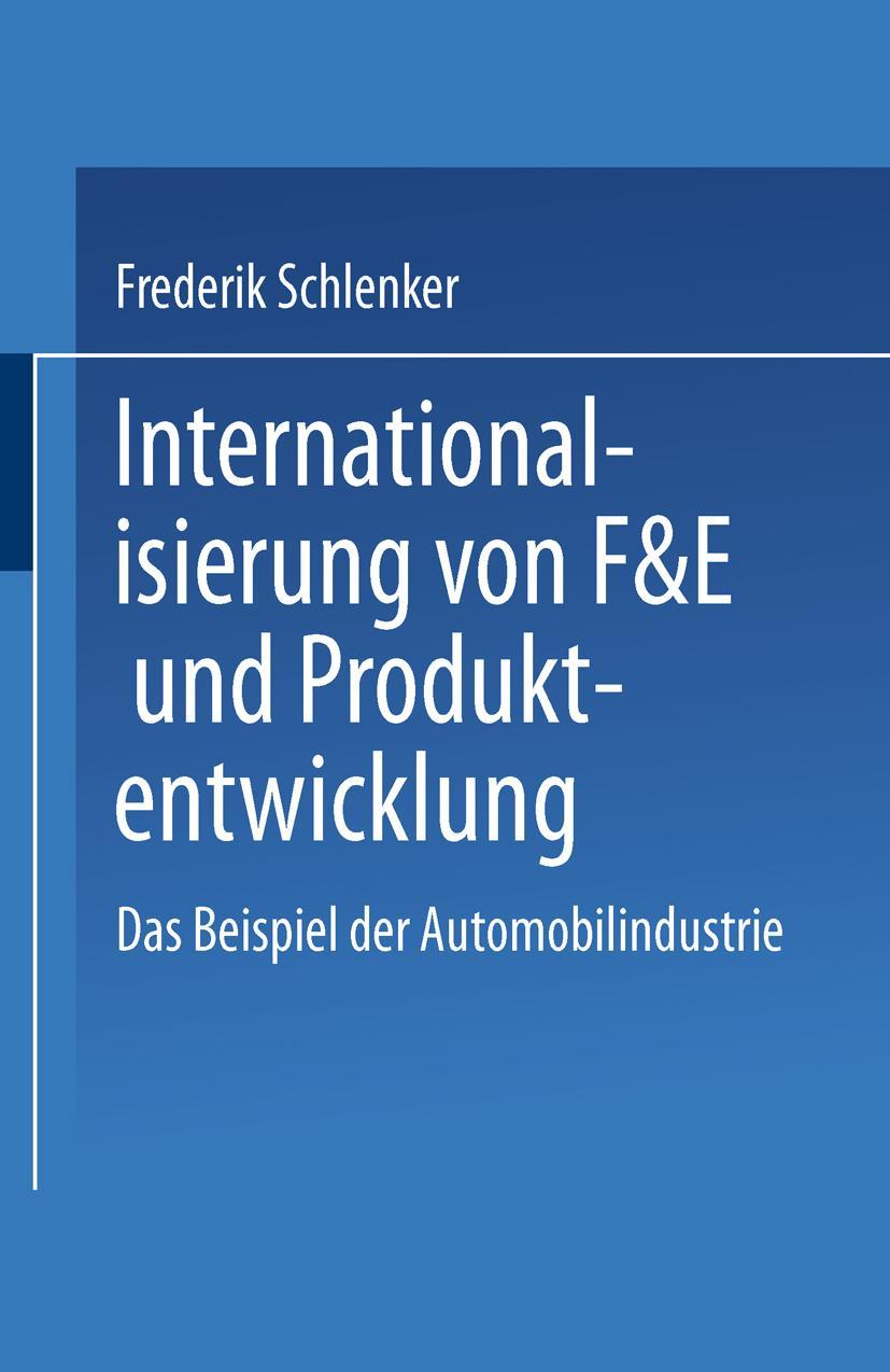 Internationalisierung von F&E und Produktentwicklung