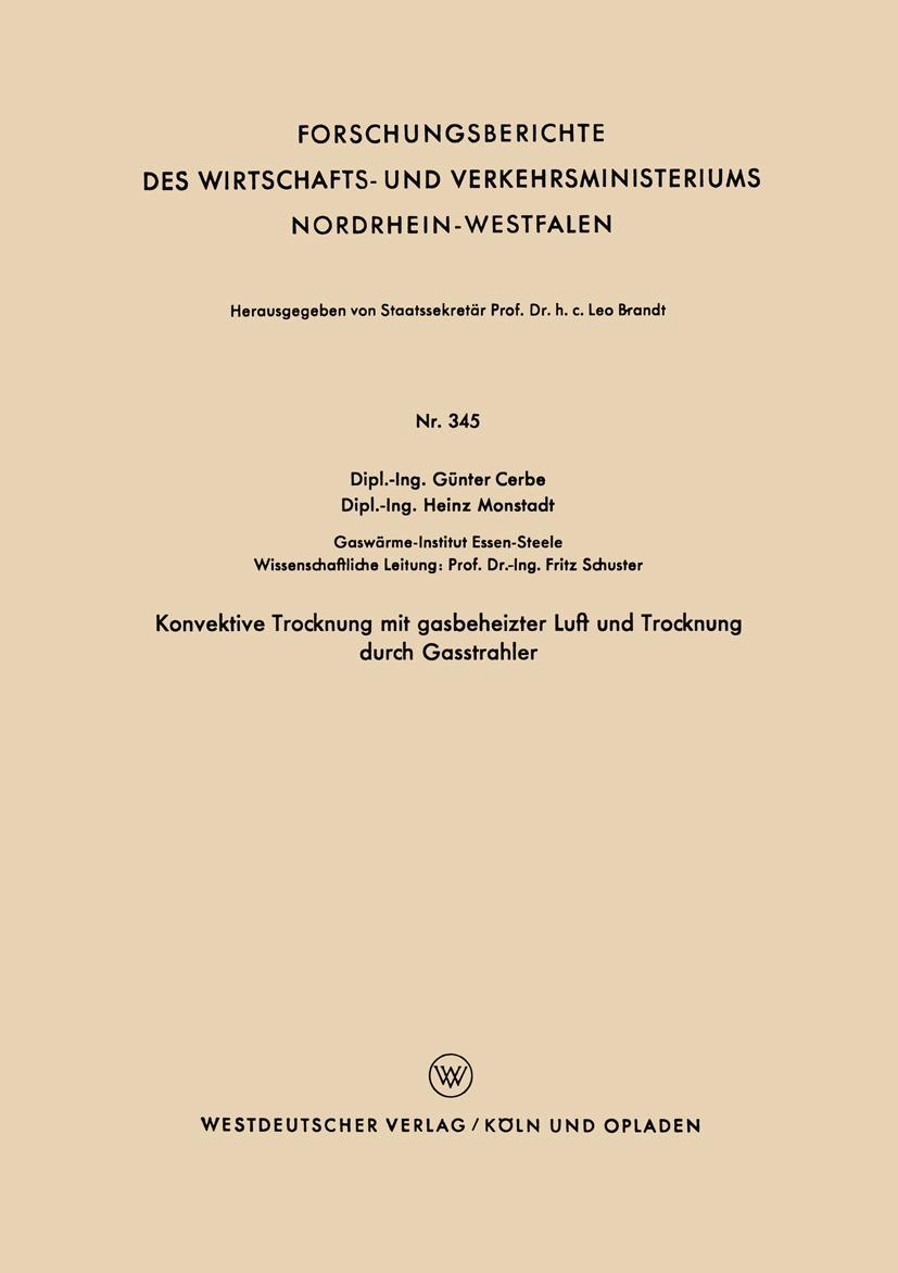 Konvektive Trocknung mit gasbeheizter Luft und Trocknung durch Gasstrahler