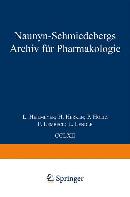 Naunyn Schmiedebergs Archiv für Pharmakologie