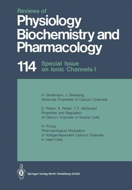 Special Issue on Ionic Channels