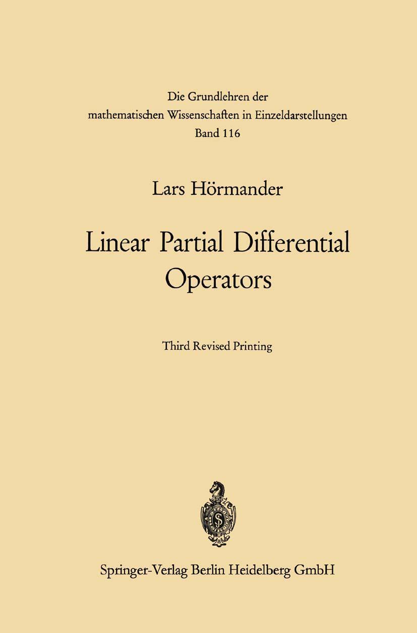 Linear Partial Differential Operators