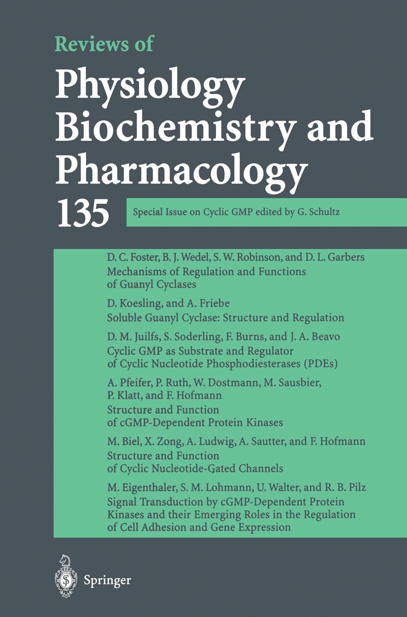 Reviews of Physiology, Biochemistry and Pharmacology