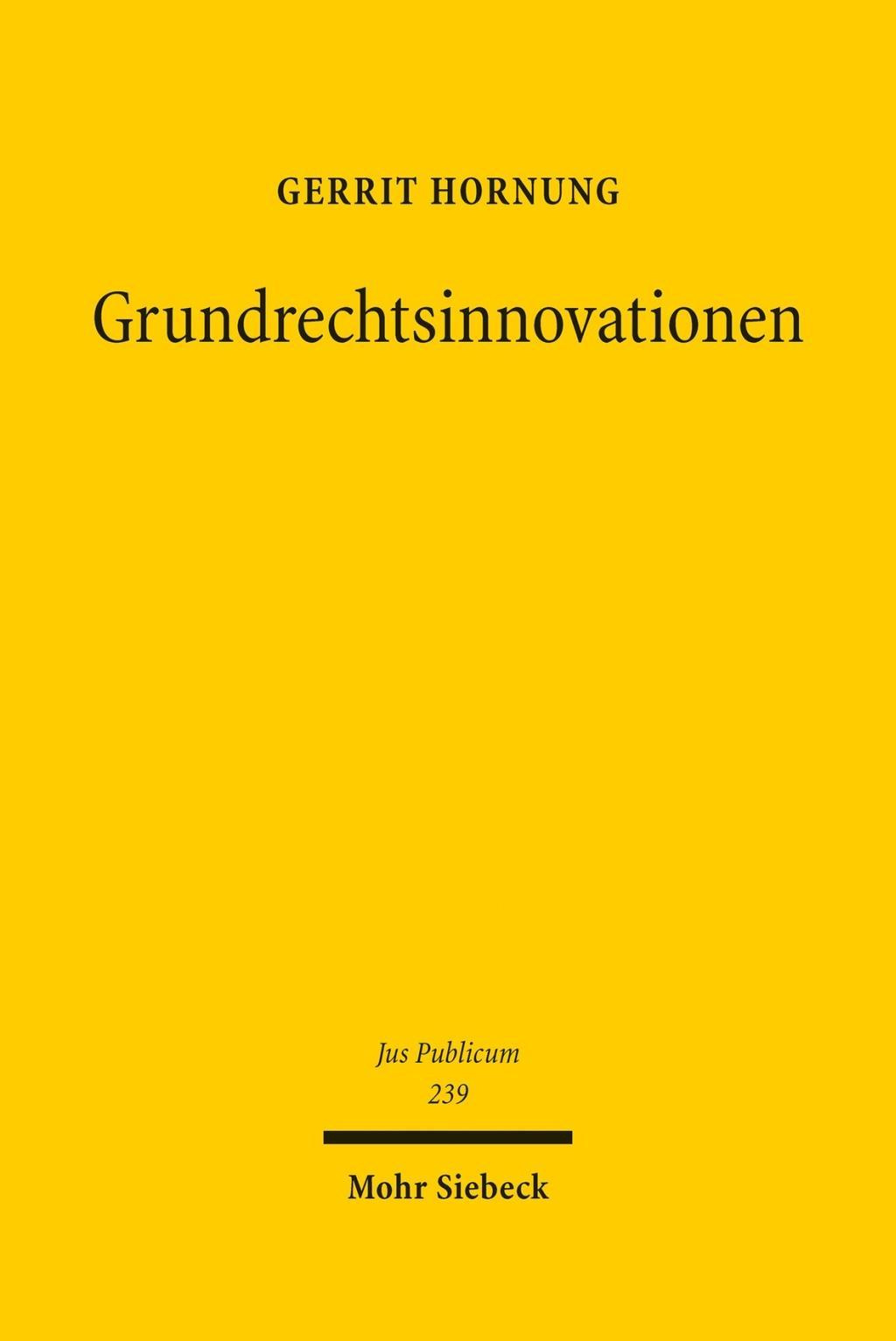 Grundrechtsinnovationen