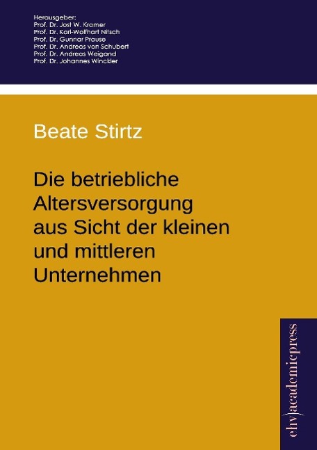 Die betriebliche Altersversorgung aus Sicht der kleinen und mittleren Unternehmen