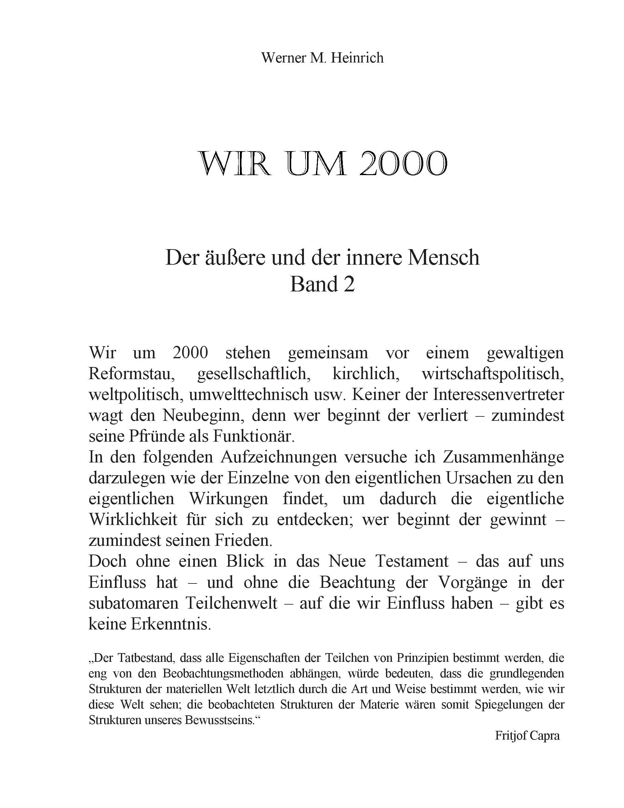 Wir um 2000 -  Band 2