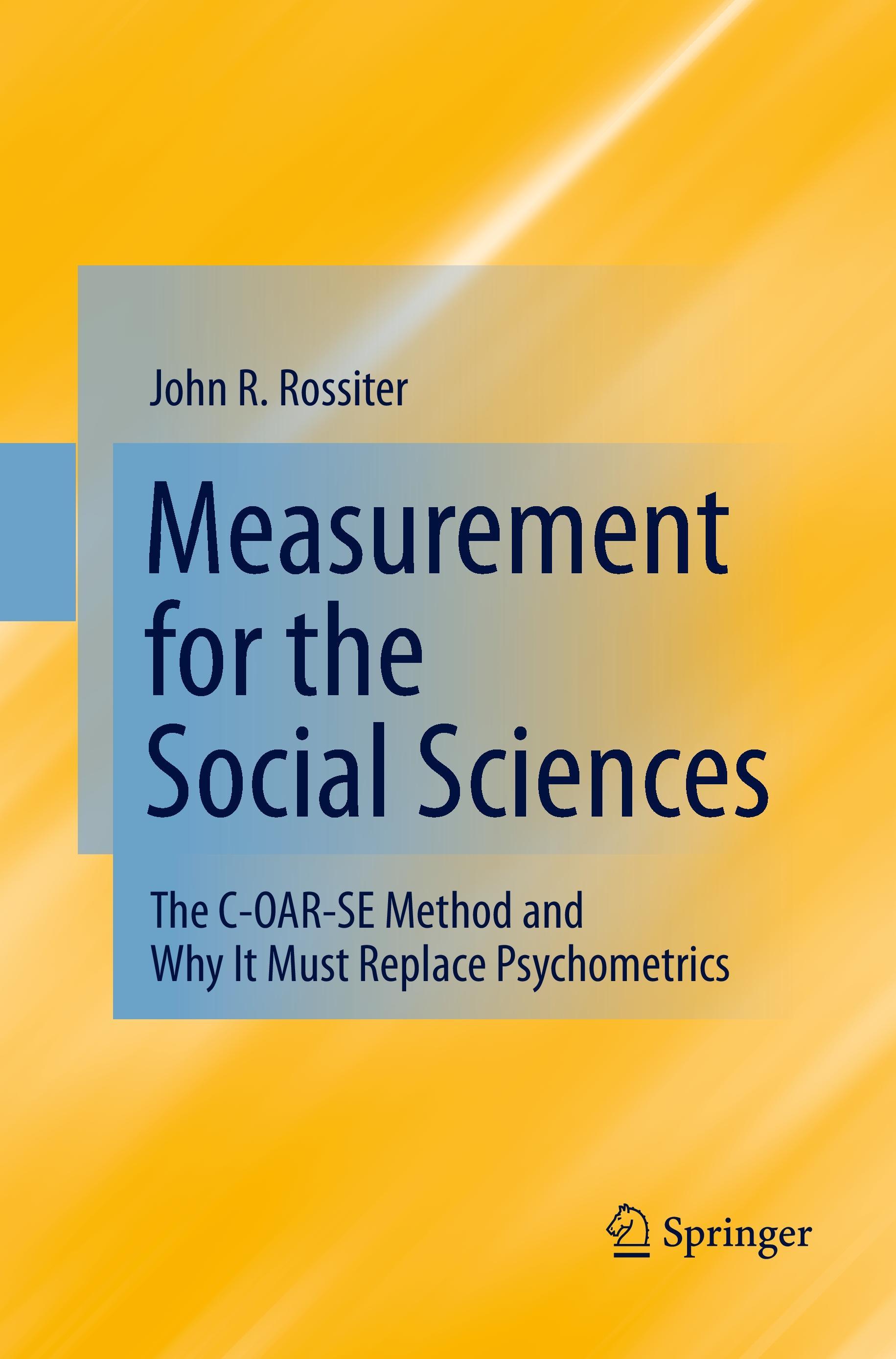 Measurement for the Social Sciences