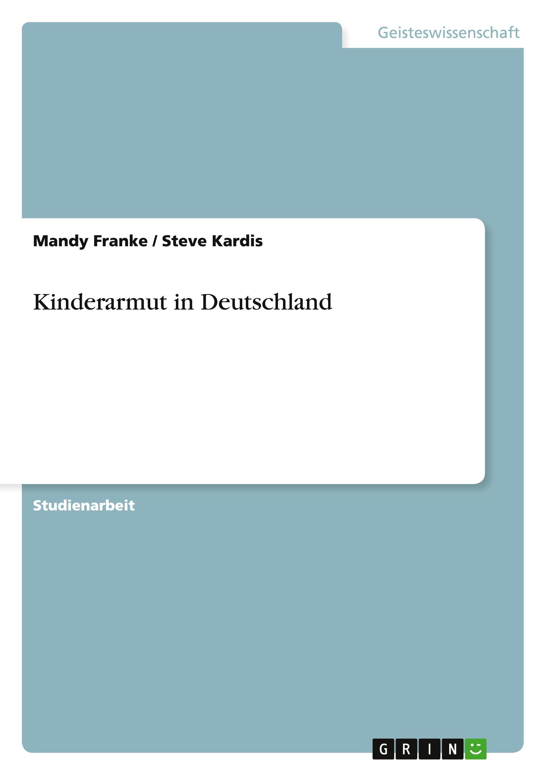 Kinderarmut in Deutschland