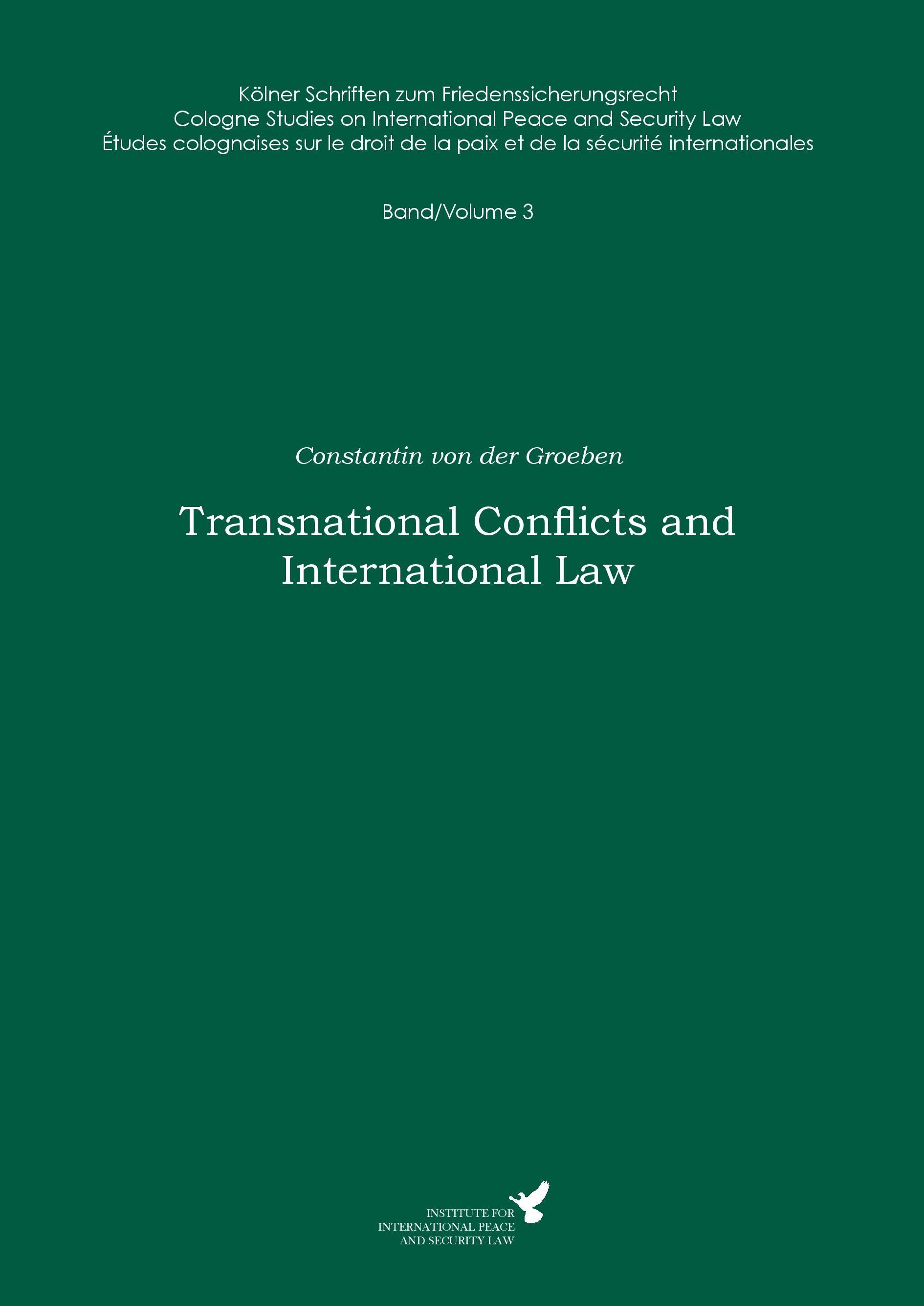 Transnational Conflicts and International Law