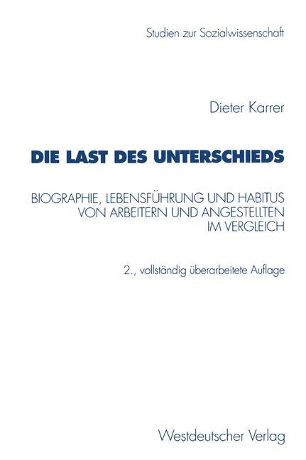 Die Last des Unterschieds