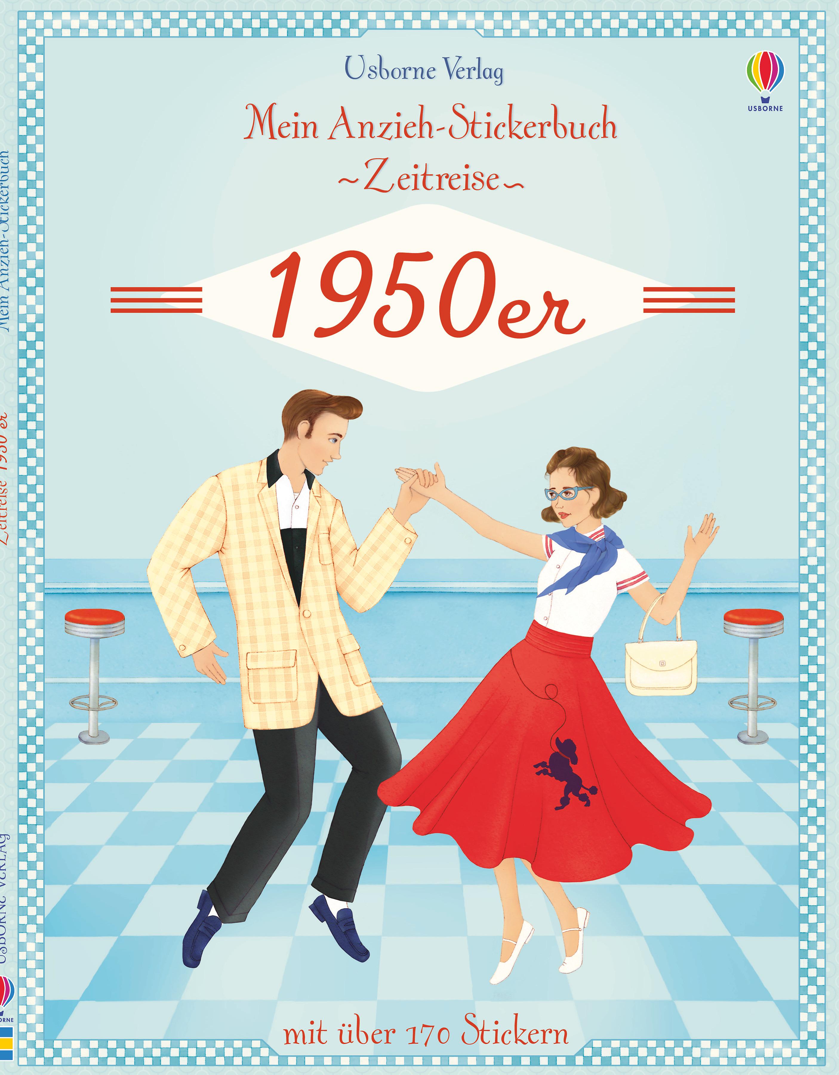 Mein Anzieh-Stickerbuch Zeitreise: 1950er