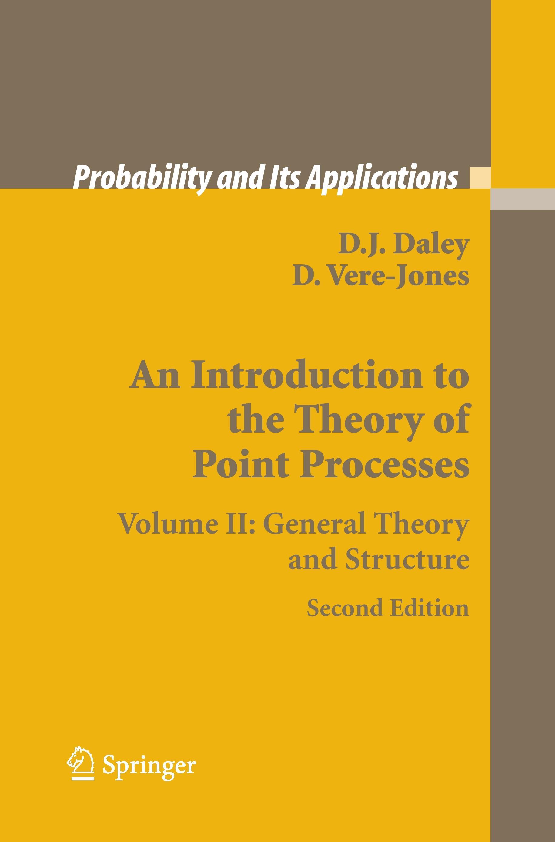 An Introduction to the Theory of Point Processes