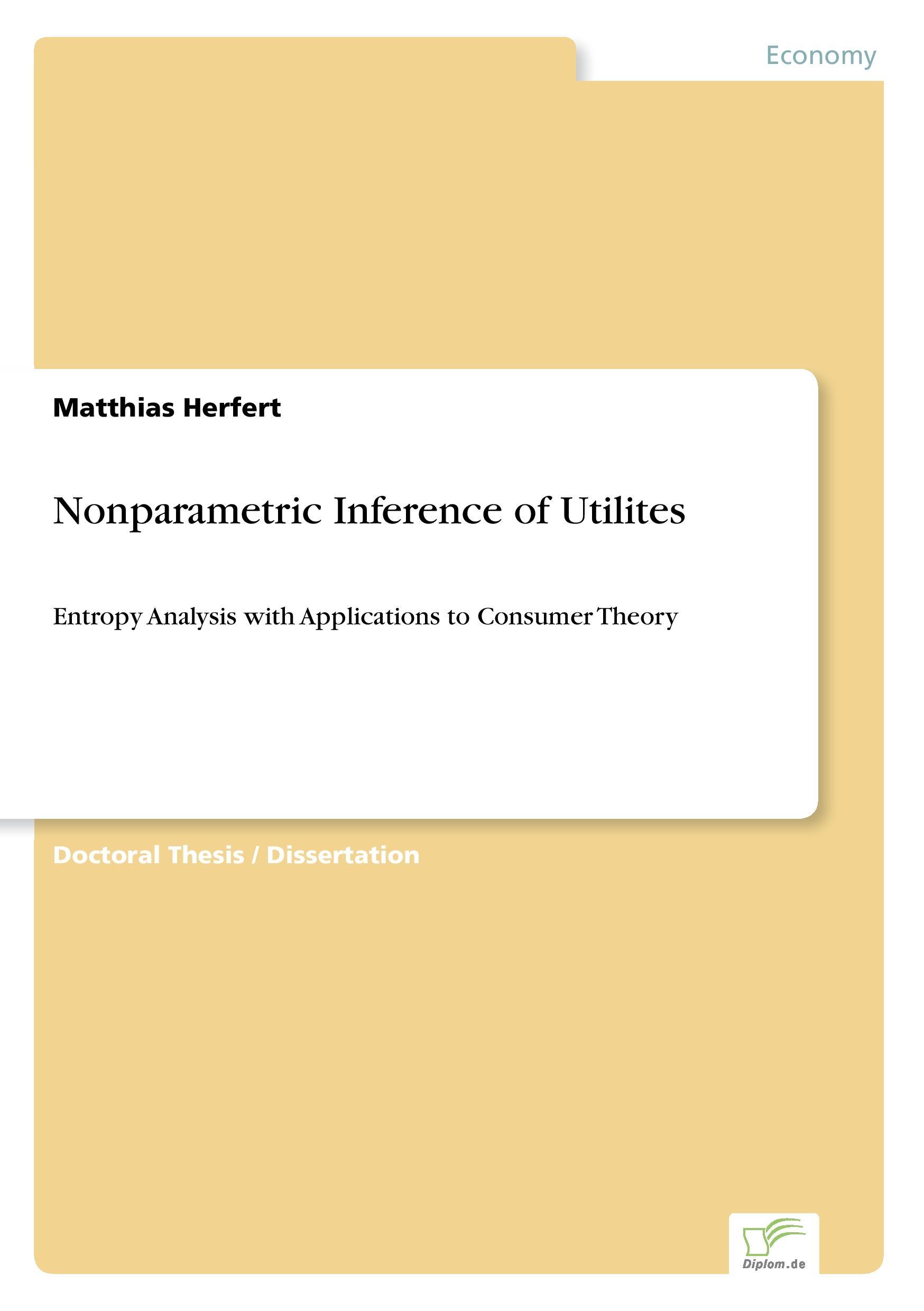 Nonparametric Inference of Utilites