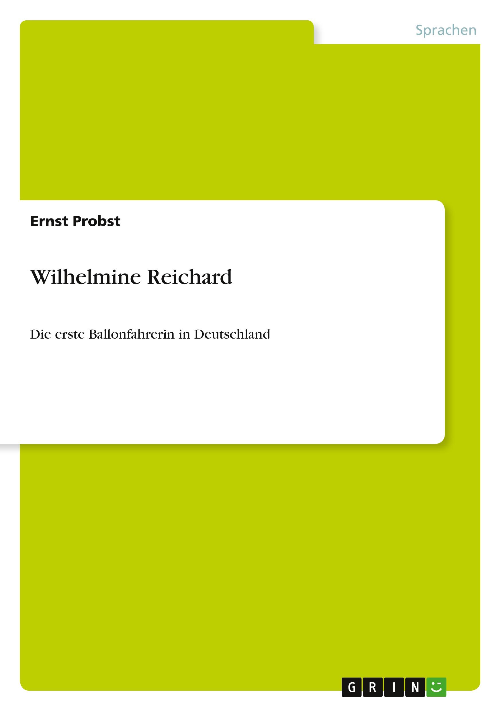 Wilhelmine Reichard