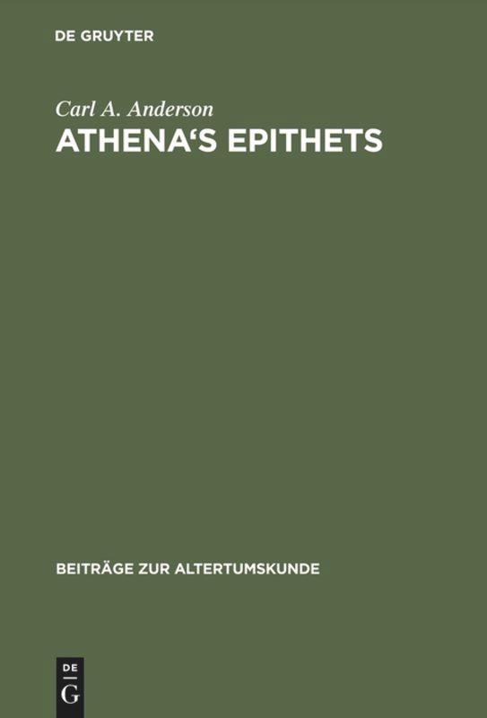 Athena's Epithets