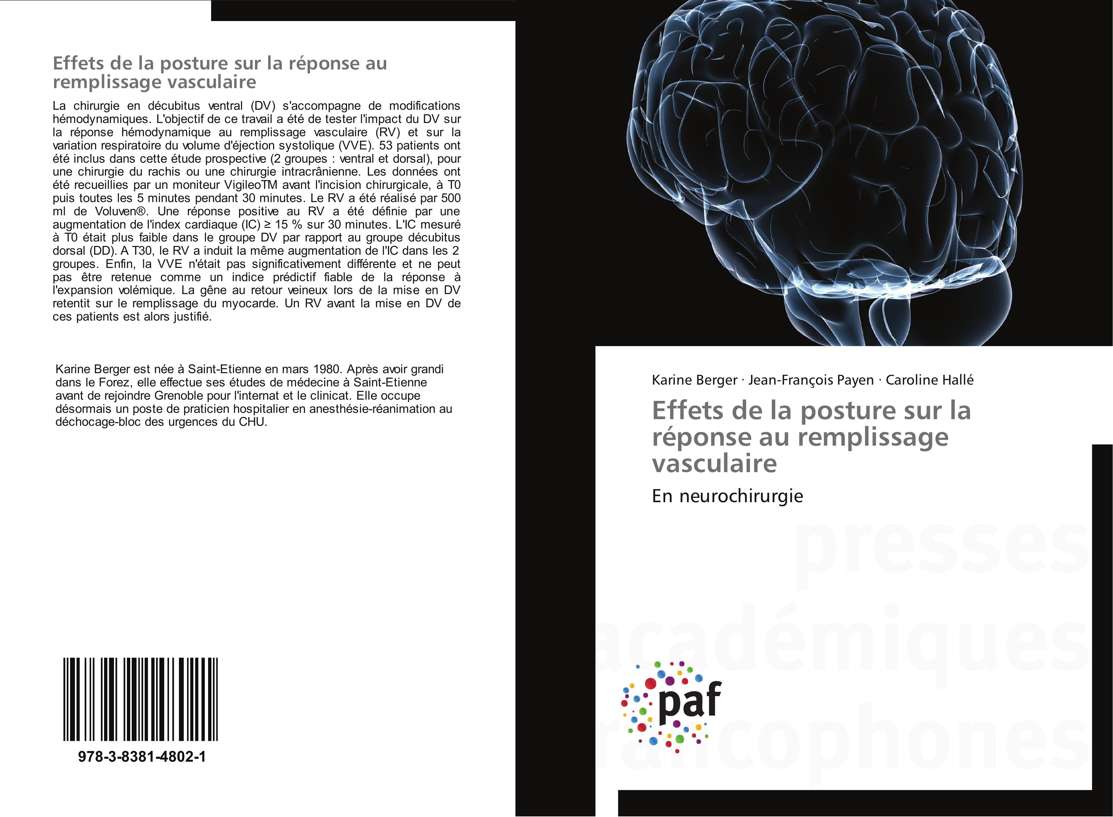 Effets de la posture sur la réponse au remplissage vasculaire