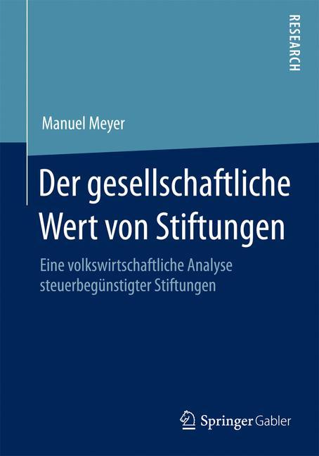 Der gesellschaftliche Wert von Stiftungen