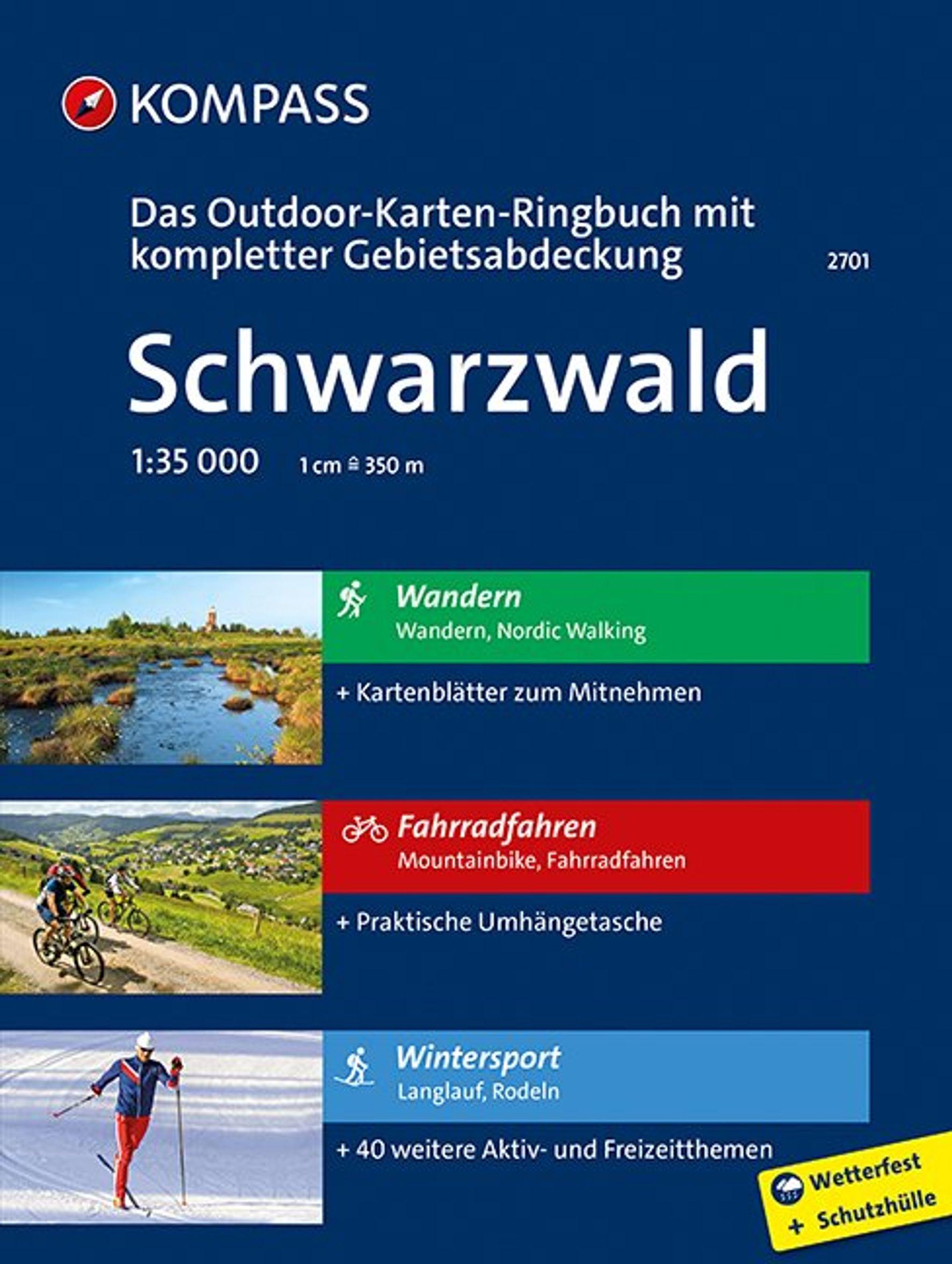 KOMPASS Outdoor-Karte Ringbuch Schwarzwald 1:35.000