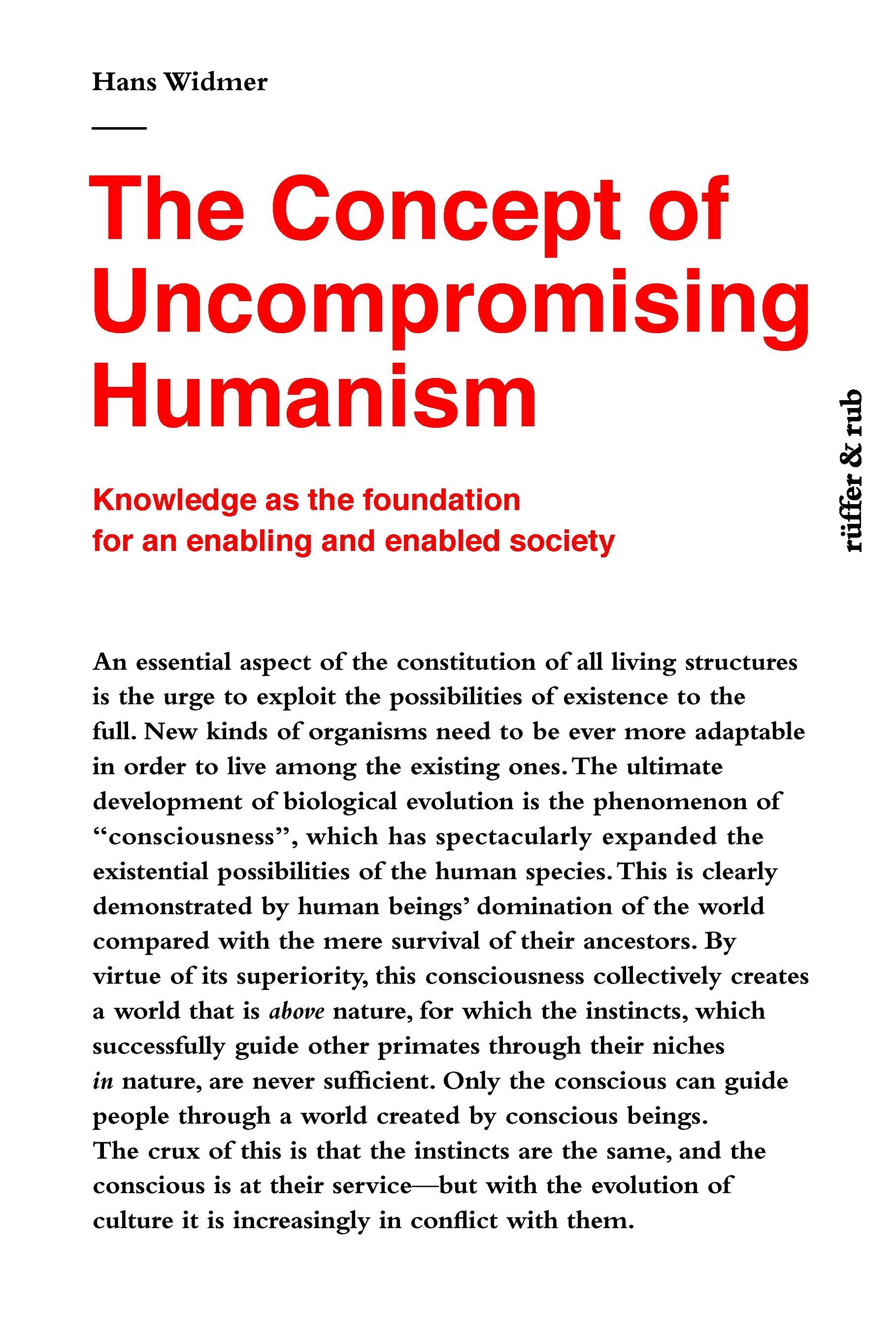 The Concept of Uncompromising Humanism