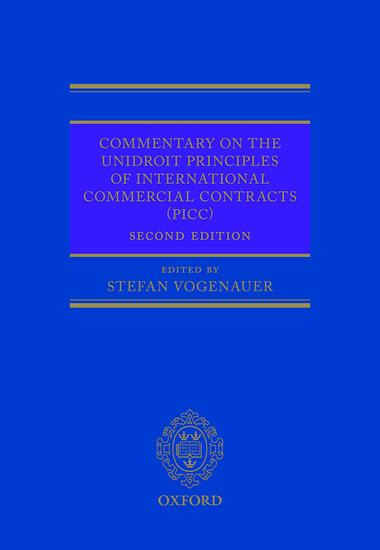 Commentary on the Unidroit Principles of International Commercial Contracts (Picc)