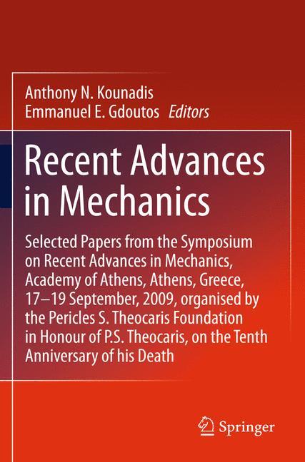 Recent Advances in Mechanics