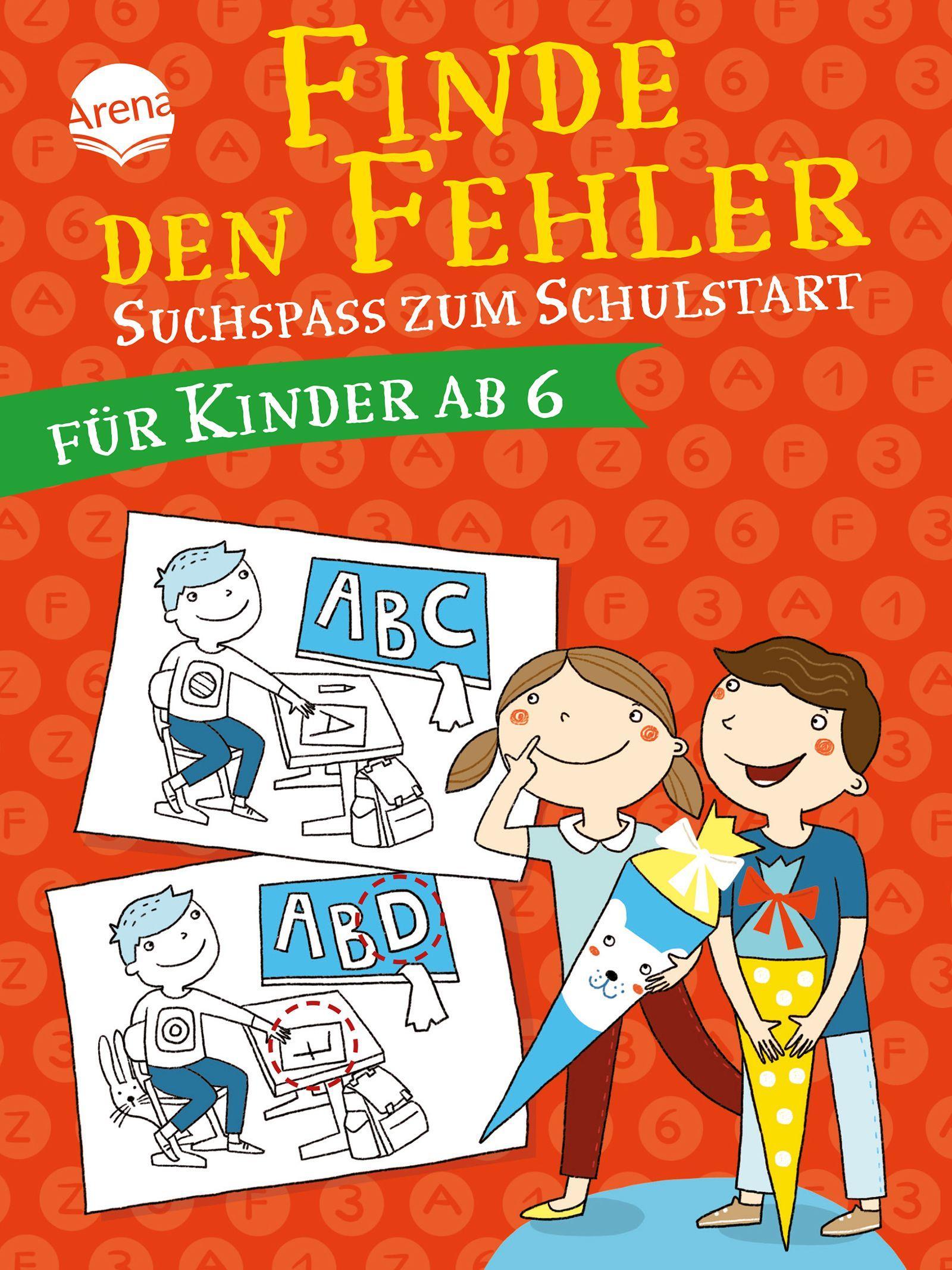 Finde den Fehler. Suchspaß zum Schulstart