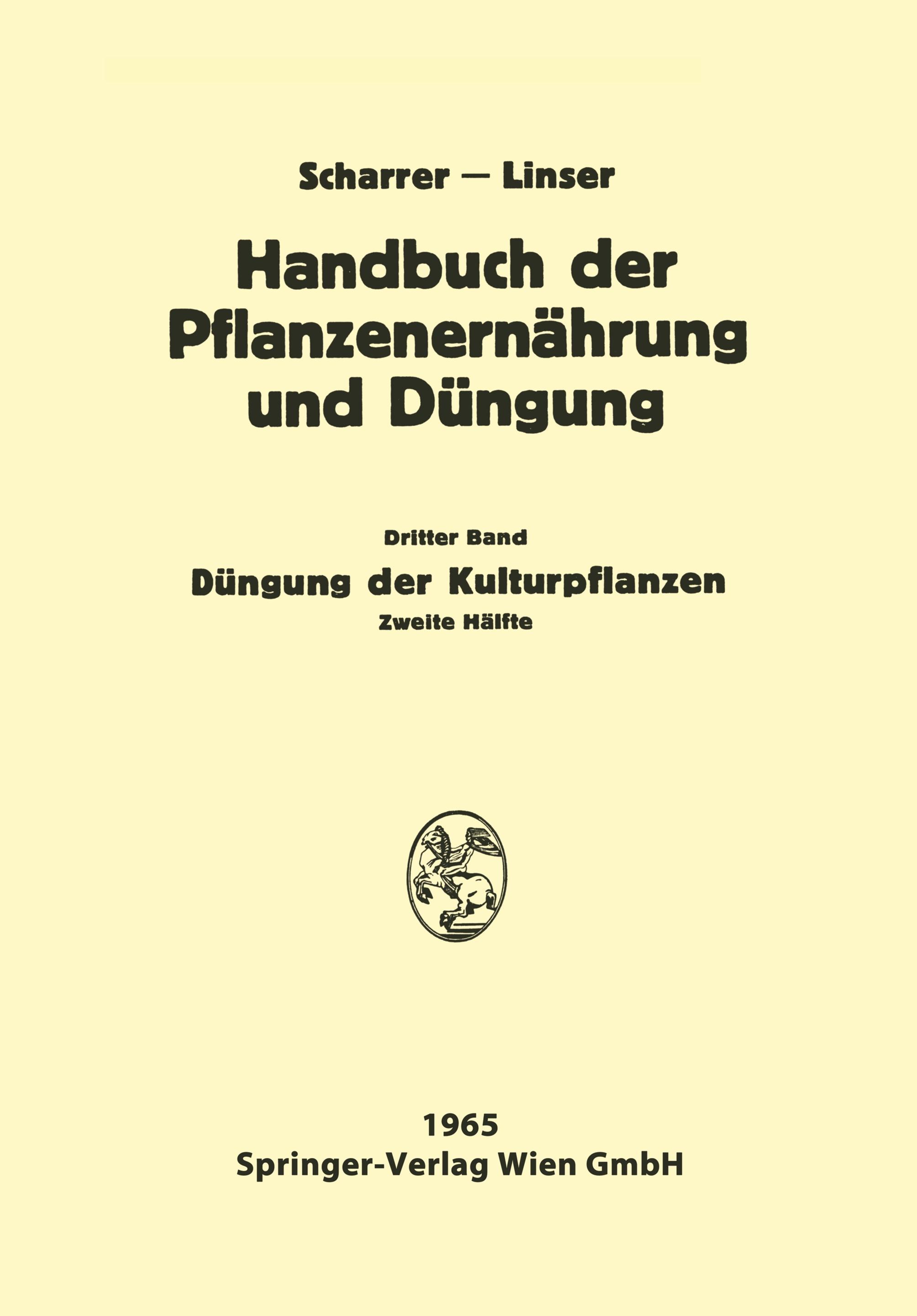 Düngung der Kulturpflanzen 2