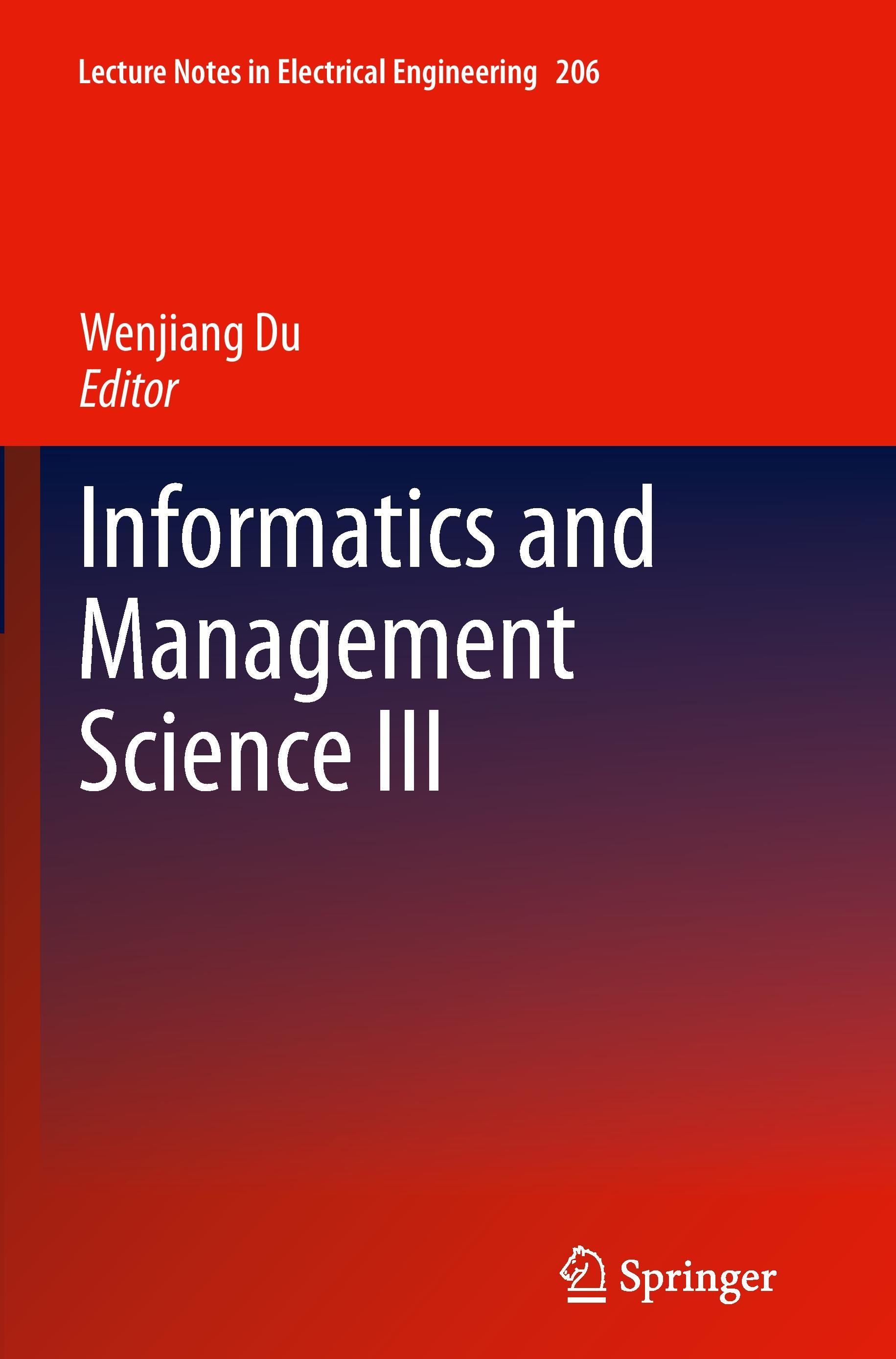 Informatics and Management Science III