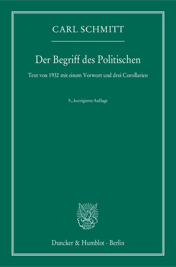 Der Begriff des Politischen.