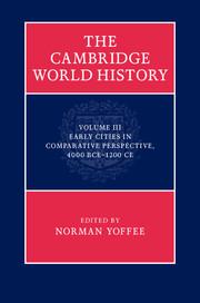 The Cambridge World History, Volume 3